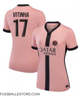 Günstige Paris Saint-Germain Vitinha #17 3rd trikot Damen 2024-25 Kurzarm